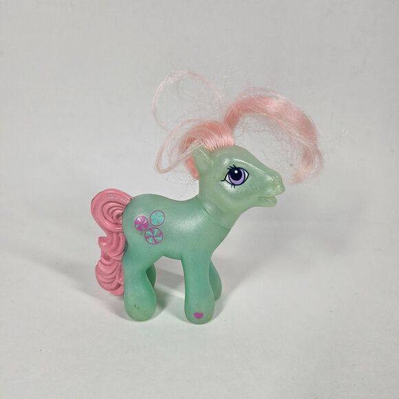 My Little Pony Minty Peppermint Swirl Candy Toy MLP Horse - Picture 1 of 8